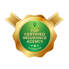 Top Certified Insurance Agency badge from Insurance Agents Near Me