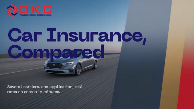 Car insurance compared across carriers, real rates on screen in minutes, OKC Insurance Brokers