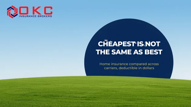 Cheapest is not the same as best: Oklahoma City home insurance compared across carriers